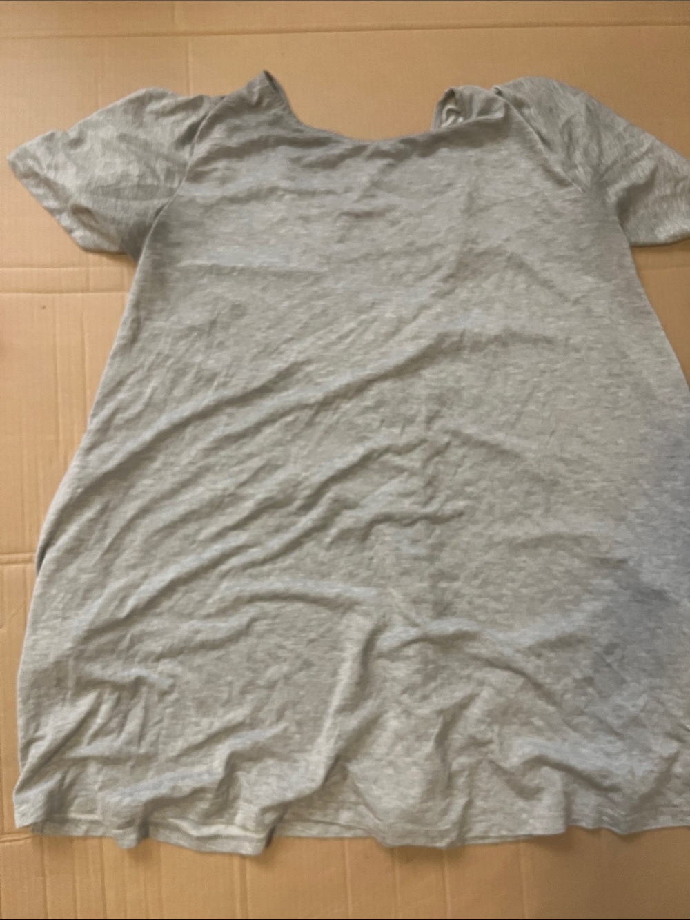 Lush grey T-shirt tunic top